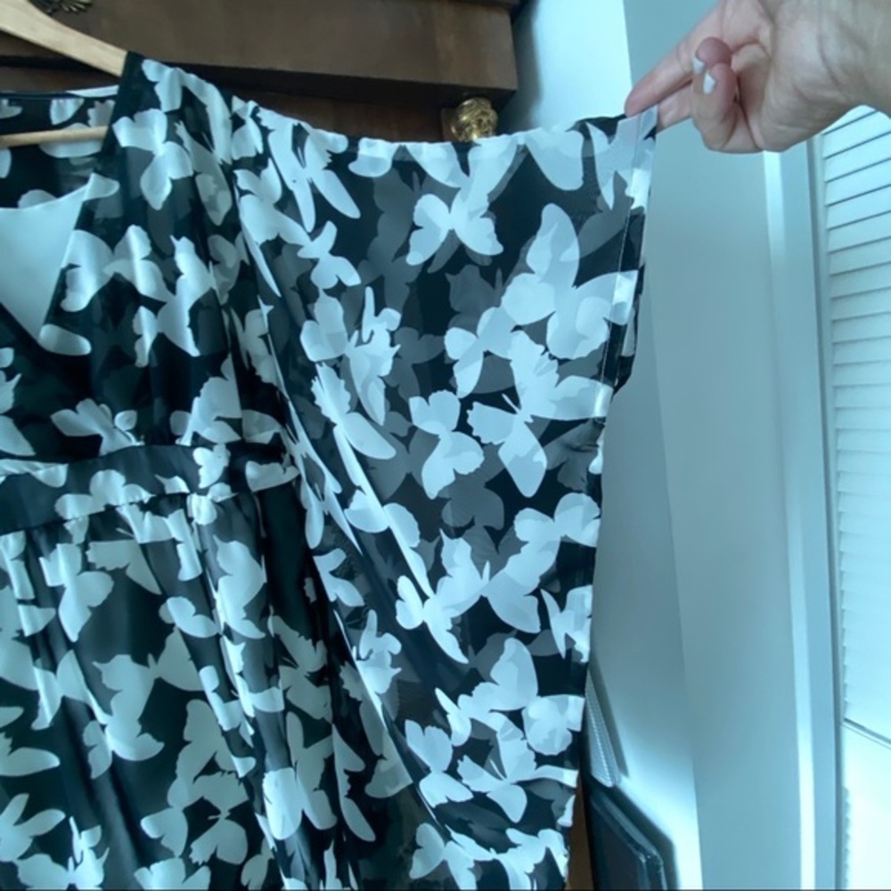 Cover up Beach bat sleeves Black knots L Yola beachwear - Picture 7 of 10